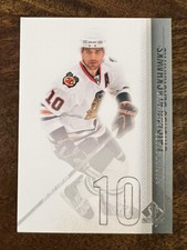 2010-11 SP AUTHENTIC PATRICK SHARP CHICAGO BLACKHAWKS #98