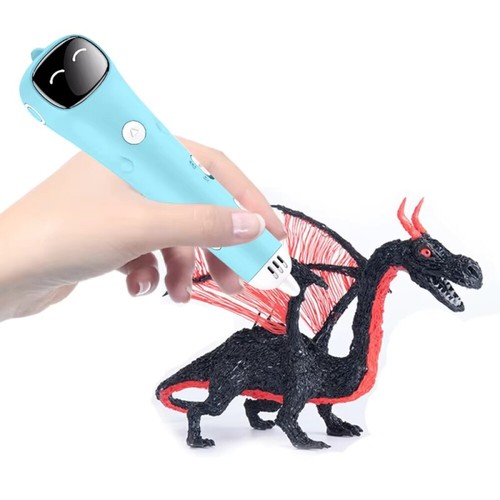 Kabellos 3D Druckstift 3D Stifte Set für PCL dreidimensionaler Malstift Blau - Afbeelding 2 van 10