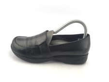 DANSKO Loafer Shoe Women Sz EUR 38 US 7.5/ 8 Black Leather Clog 6415020200