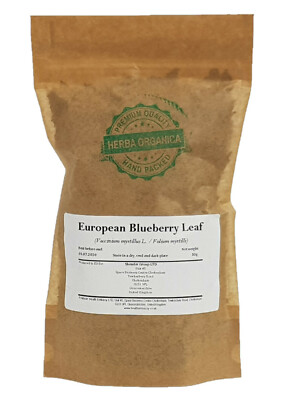 Europäisches Blaubeerblatt/Vaccinium Myrtillus L # Herba Organica # Heidelbeere