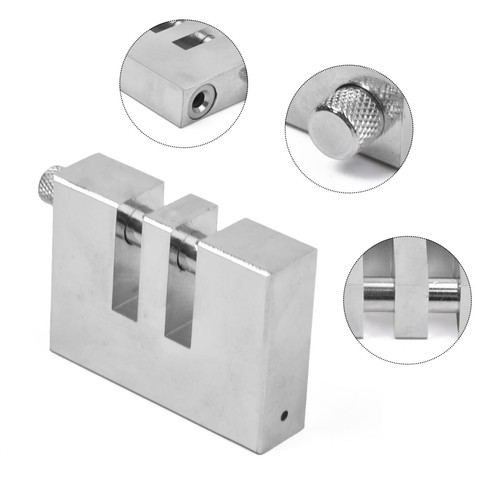 Universal Auto Car Brake Clutch Pedal Lock Anti-Theft Security Device Stainless - Picture 12 of 12