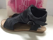 Not Rated Women’s Avana Black Gladiator Sandals, Size 9M NEW With Box