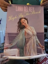 Lana Del Rey High By The Beach Canvas Art Poster 12”x18”