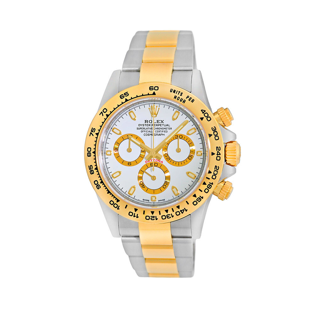 ROLEX Steel & 18K Yellow Gold 40mm Daytona Cosmograph 116503 Box Warranty 