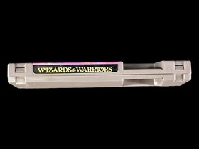 Cartuccia videogioco vintage Nintendo NES Wizards & Warriors Acclaim
