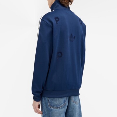 NWT [S] adidas Originals x Pop Bauer 1/4 Zip Track Top; Navy