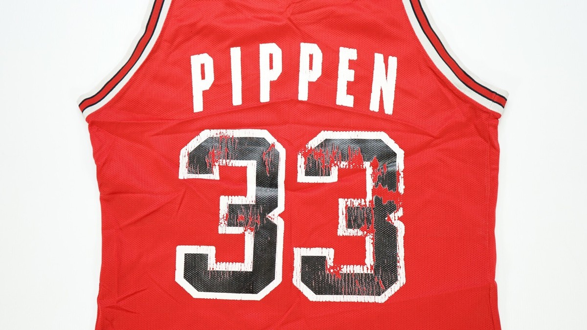 Rare Vintage CHAMPION Scottie Pippen Chicago Bulls NBA