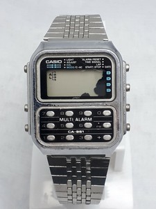 Vintage Casio CA-951 166 Calculator Multi-Alarm Men's Wristwatch As A Parts  | eBay