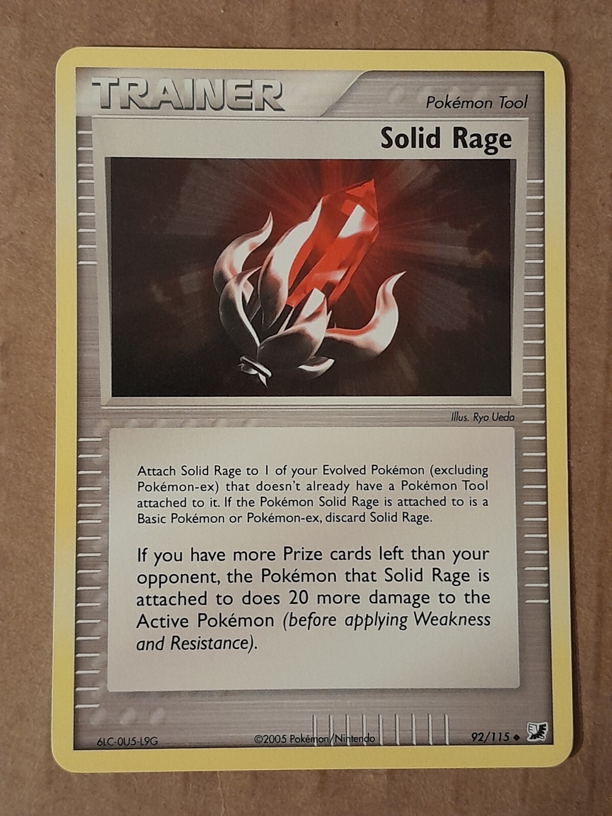 Pokemon Solid Rage 92/115 ex Unseen Forces NM-MT See Pictures