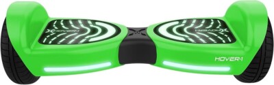 New! Hover-1 Rocket 2.0 self-balancing, green, LED Headlights, Lit Series 7 Mph