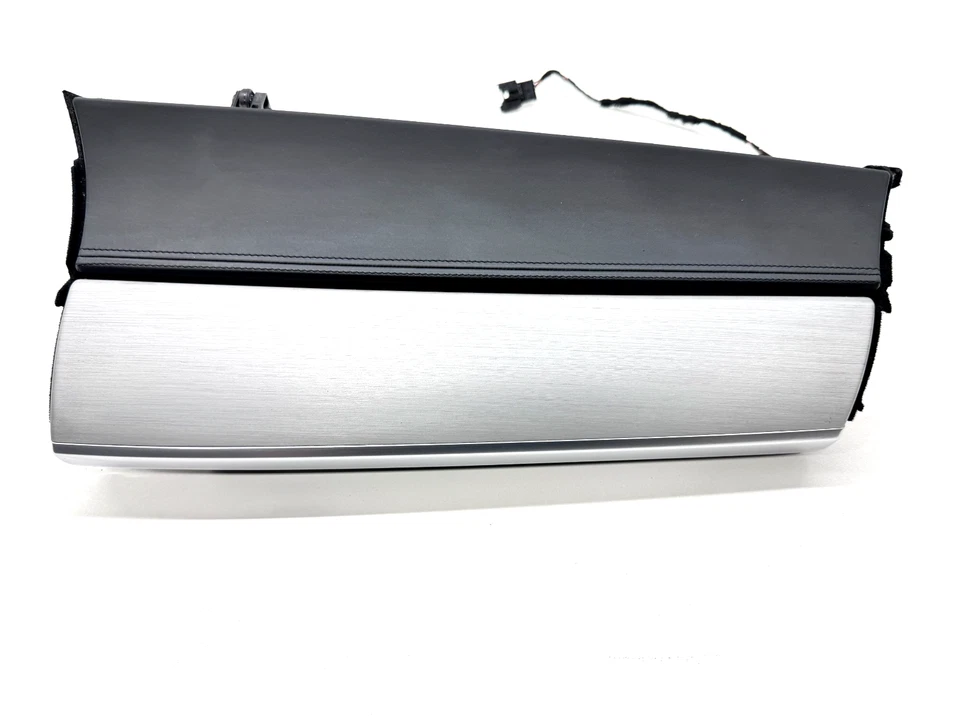 BMW X6M E72 2007-2013 INTERIOR GUANTERA MONTAJE CUERO NEGRO ALUMINIO OEM Foto 2 de 4