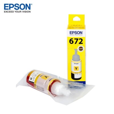 3 x EPSON 672 Yellow Ink Refill Bottle - Expired (No Box) | eBay Australia