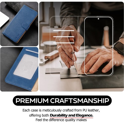 Case For Samsung Galaxy S24 FE,Leather Wallet RFID Book Flip Stand Phone Cover - Picture 10 of 21