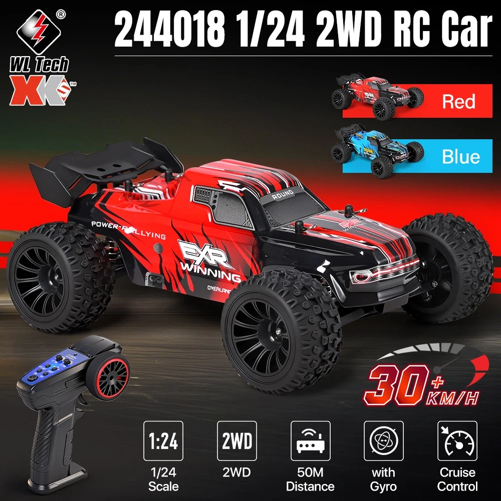 WLtoys 1:24 Scale Hobby RC Car, Truck & Motorcycle Models & Kits