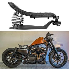 Motorrad Solo Sitz Leder Federsattel Einzelsitz Für Harley Honda Yamaha Bobber