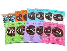 David Rio Chai Tee Probierset 7 Sorten - 14 Probiertüten / je 2 Tüten pro Sorte