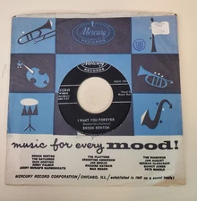 Brook Benton  I WANT YOUR FOREVER (RHYTHM & BLUES 45) #71443 PLAYS VG+ TO VG++