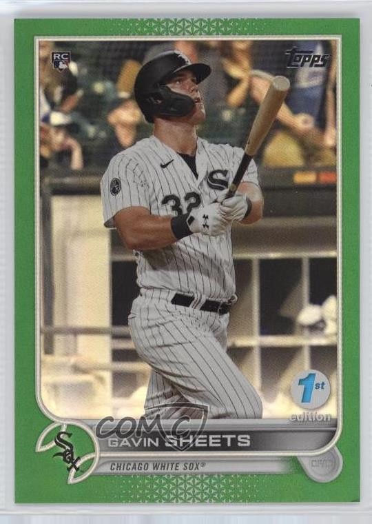 2022 Topps Series 1 1st Edition Green 84/150 Gavin Sheets #12 Rookie RC 6ns