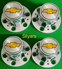 New 4pcs 6 Lug Chevy 1500 Silverado Suburban Blazer Wheel Center Hub Cap Wscrew