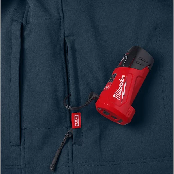 Milwaukee Tool Men's Heated Jacket, Navy Blue size Medium 204BL-21M - product detail image 7