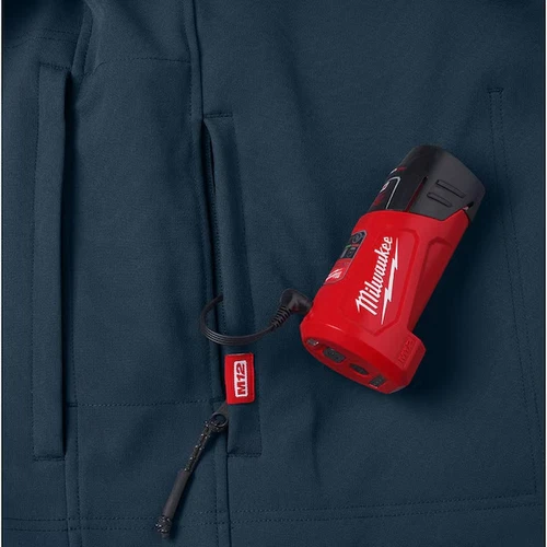 Milwaukee Tool Men's Heated Jacket, Navy Blue size Medium 204BL-21M image 7