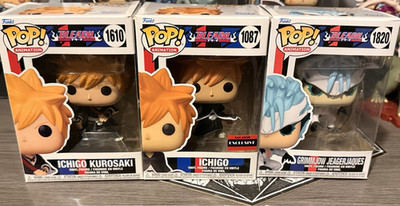 Funko Pop! Vinyl: Bleach Ichigo & Grimmjow AAA Anime Exclusive #1610 #1087 #1820