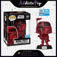 Funko Pop! Star Wars [297] - Boba Fett (Future) Art Series Red (2020 WonderCon E