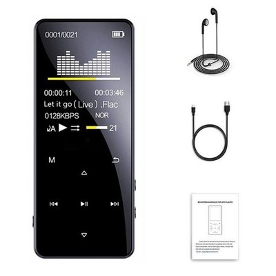 5.0 Bluetooth Mini Lossless Music Screen Touch MP4/MP3 Player Built-in 4GB