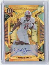 2021 Panini Gold Standard #196 Kawaan Baker Rookies Autographs Platinum #/49