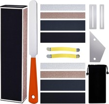 Guitar Luthier Tool Kit Including Fret Crowning File, Fret Leveler Sanding Beam,