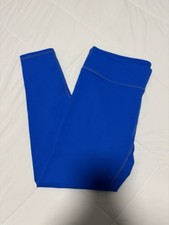 Fabletics Salar Leggings Size M Seaport Blue Gym Workout Fitness Essential Basic