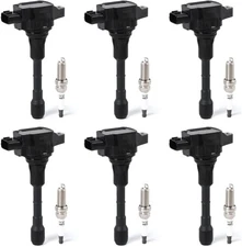 DEEGOOLY 6PCS UF550 Ignition Coils & 224011LA1C Iridium Spark Plugs