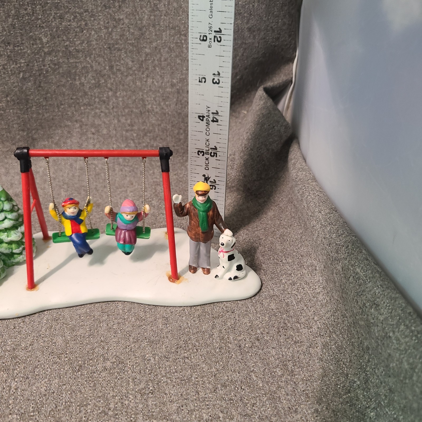 Lemax Kids On A Swing, Christmas Village Accessory 