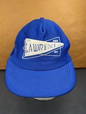 Vintage SM Lawrence Co Mechanical Contracting HVAC Blue USA Made SnapBack Hat
