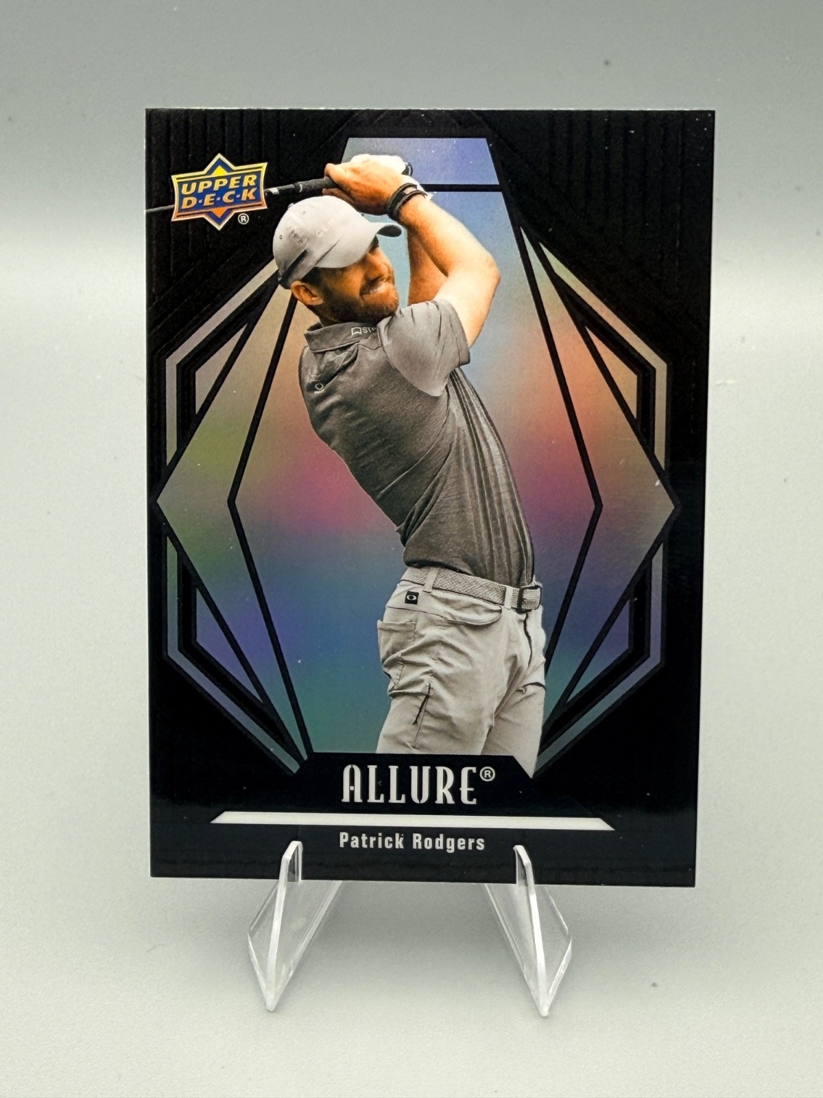 2026 Upper Deck Portfolio Golf Patrick Rodgers Allure Black Rainbow A-PR