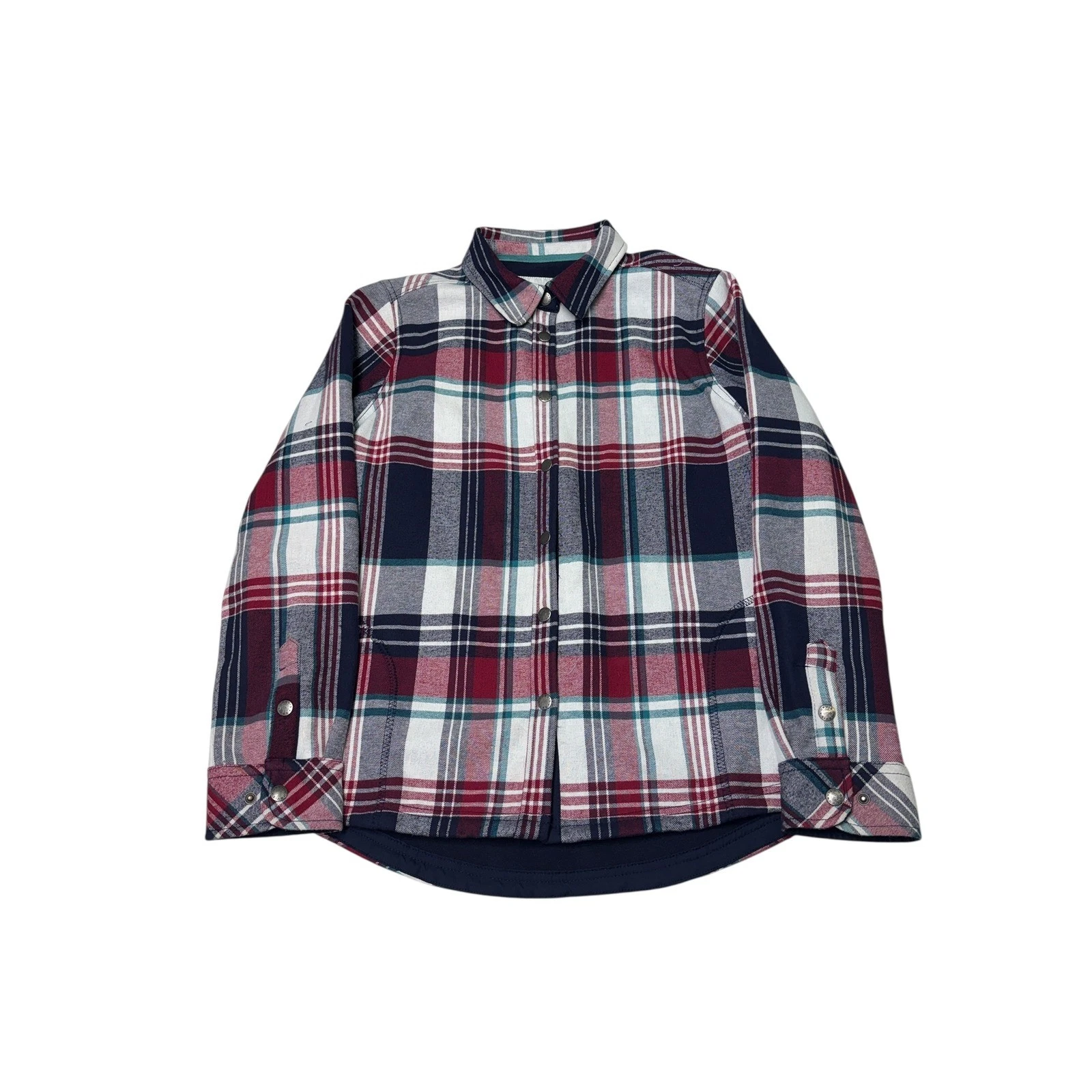 ORVIS Mens L/G Plaid Flannel Lined Shirt Jacket