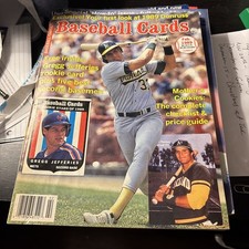Baseball Cards Magazine February 1989 Jose Canseco Cover wo/ Cards