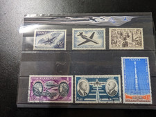 4 timbres france poste aérienne neufs** et 2 timbres PA oblitérés
