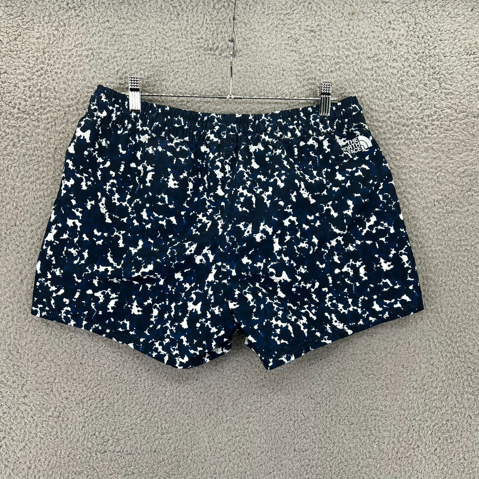 The North Face Flash Dry Running Shorts Mens Small Camo Blue 32x"3" thumbnail 2