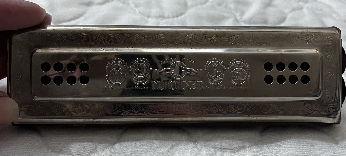 HOHNER Echo Bell Metal Reeds Tremolo Harmonica Key of C&G Echo