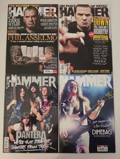 METAL HAMMER Magazine x 4 2010-2015 PANTERA/DOWN/DAMAGEPLAN/DIMEBAG!