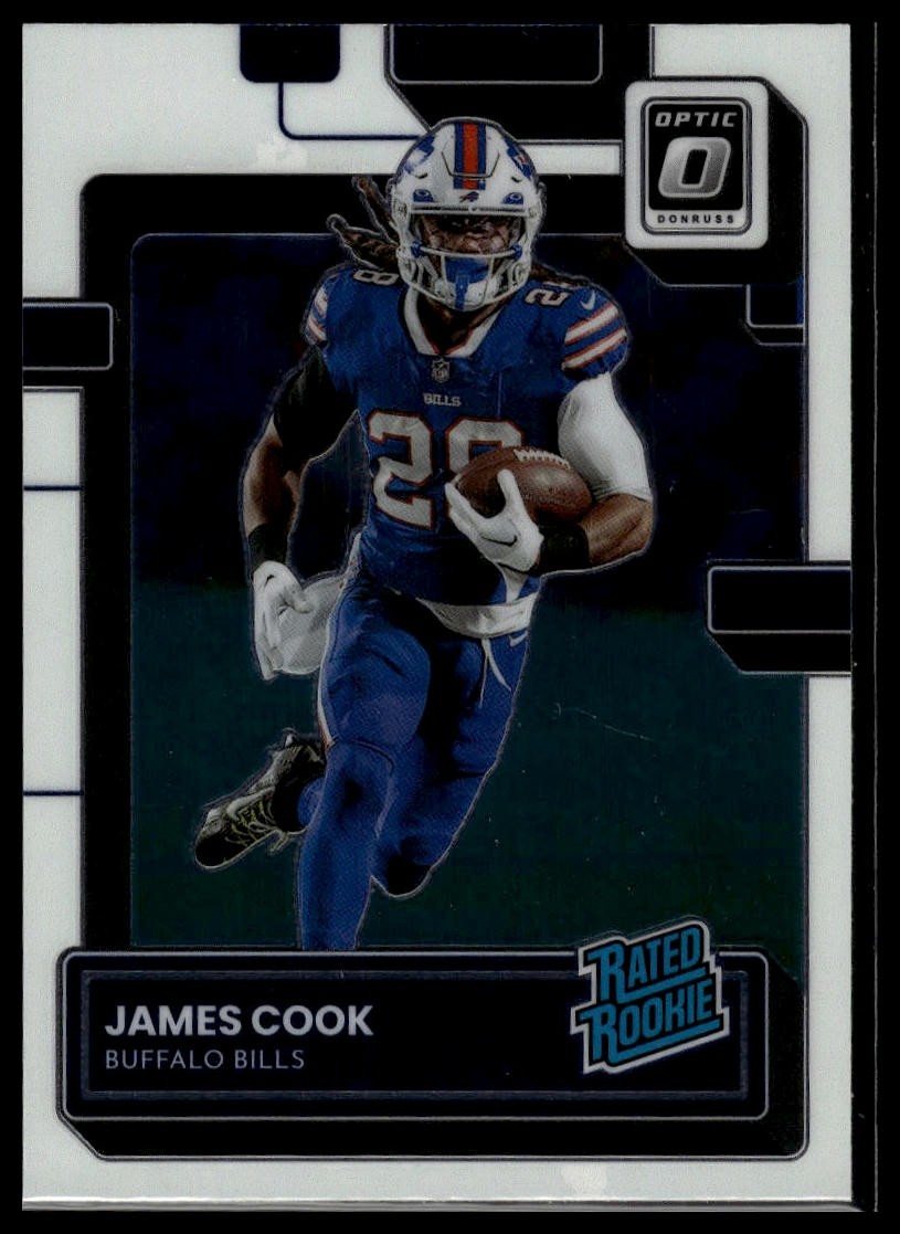 2022 Donruss Optic #215 James Cook Rated Rookie