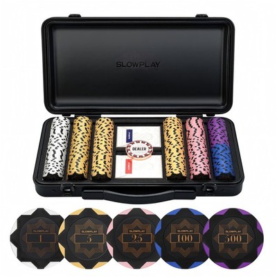 Nash 14g Ton PokerchipsSet Black Gold Edition, 300 STK Full Set | Mit Werten ...