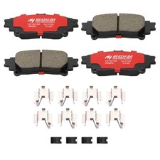 Hart Brakes Rotores de freno trasero negros perforados ranurados + pastillas de cerámica compatibles con Lexus GS200t, GS300, GS350, GS450h, IS200t, IS300, IS350, RC200t, RC300, RC350 Hart Brakes Rotores de freno trasero negros perforados ranurados + pastillas de cerámica compatibles con Lexus GS200t, GS300, GS350, GS450h, IS200t, IS300, IS350, RC200t, RC300, RC350