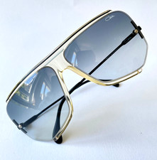 vintage CAZAL 850 col 184 black grey sunglasses W.Germany LARGE original 1980s
