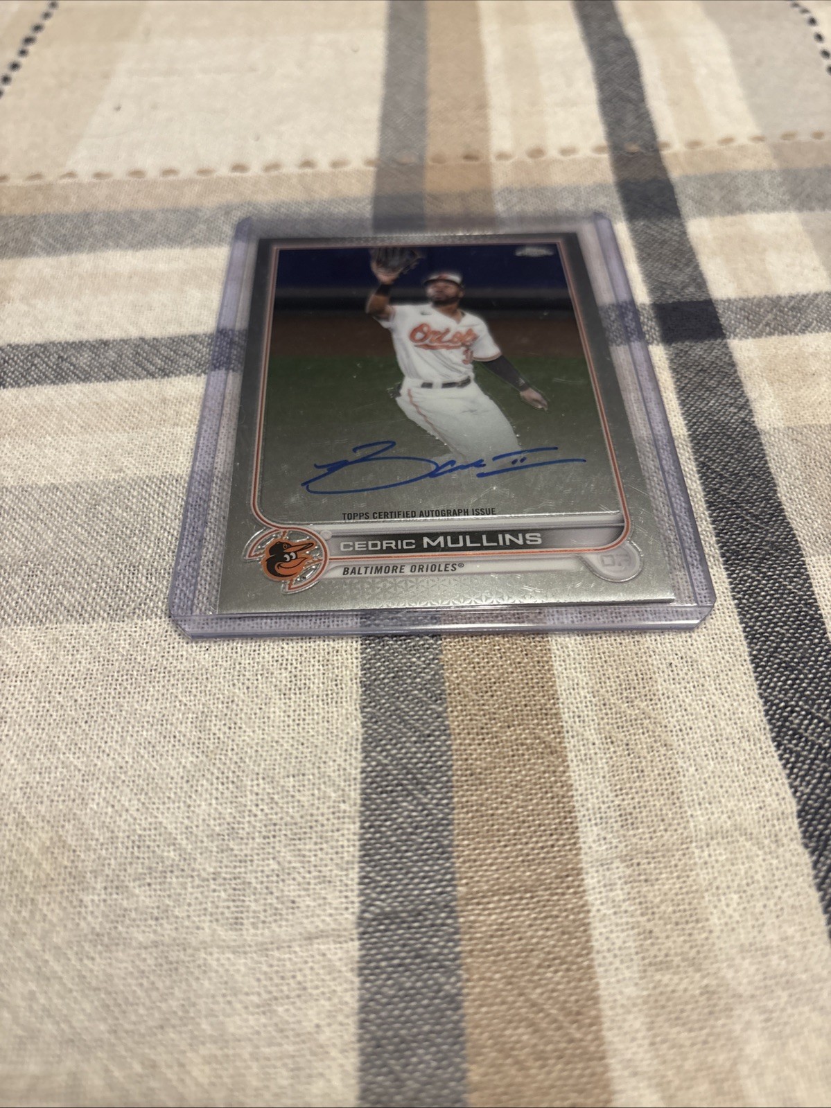 2022 Topps Chrome - Chrome Veteran Autographs Cedric Mullins #CVA-CM (AU)