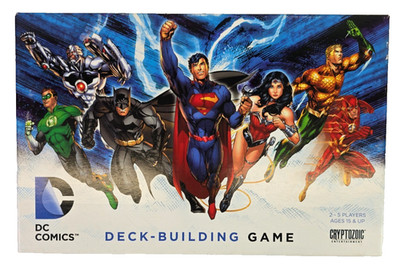 DC Comics Deck Building Game Cryptozoic Entertainment Complete 2012 Cards