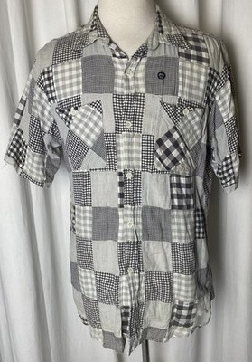 Vintage A Bathing Ape Bape Baby Milo Store XL Black PatchKnit Flannel Rare Japan