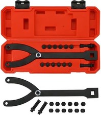 Variable Pin Spanner Wrench Set 15pcs Adjustable C Shaped Pulley Tool Heavy Duty Variable Pin Spanner Wrench Set 15pcs Adjustable C Shaped Pulley Tool Heavy Duty