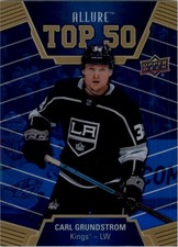 2019-20 Upper Deck Allure Top 50 Blue #T507 Carl Grundstrom - HKY